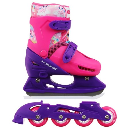 Set: skates of children's sliding Snow Cat, with a roller platform, protection, p. 30-33-9