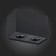 Ceiling lamp ST LUCE. ST109.407.02. 2x50 W, GU10, 18,1x10x12.3 cm, black color