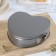 The form for baking the share "Elin. Heart ", 23.5 × 22 × 6.7 cm, removable bottom, anti -stick coating, color gray color
