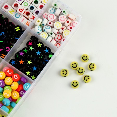 Set for creating jewelry, 15 types of beads-5