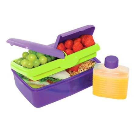 Sistema lunchbox, 4 section, 1.5 l, with a bottle, color mix-1
