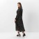 Women's dress with MIST MIDI belt, size 42, black