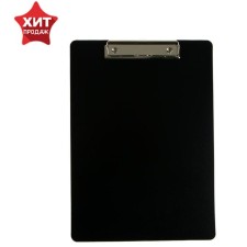 A tablet with A4 clamp, 1000 microns, calligrata economy flexible, plastic, black (clipboard)