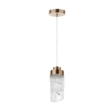 Bayerlux “Ginel” lamp LED 16W gold 8.5x8.5x22-130 cm