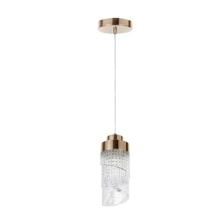 Bayerlux “Ginel” lamp LED 16W gold 8.5x8.5x22-130 cm