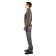 Payer Sweatshirt "Tahoe", fleece 150g, gray with lemon, rr 40-42 Height 170-176