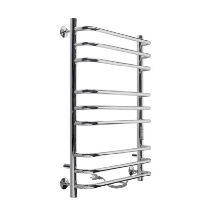 Electric towel Indigo Brace Lux, 700x400 mm, timer, hidden installation, chrome