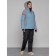 Ski jacket female winter, size 42, blue color
