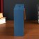 Pig a piggy bank Interior tree "Golden Fern on Blue" 15x20x6 cm