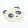 2-in-1 rug for a bowl/toilet for animals "Panda", 30 x 30 cm, white