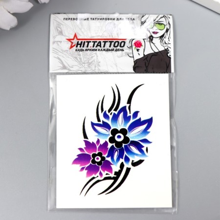 Tattoo on the body "Flower" 5.3x6.3 cm-1