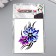 Tattoo on the body "Flower" 5.3x6.3 cm