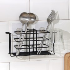 Table for cutlery shares, 26 × 7 × 12 cm, black color