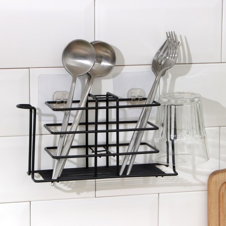 Table for cutlery shares, 26 × 7 × 12 cm, black color