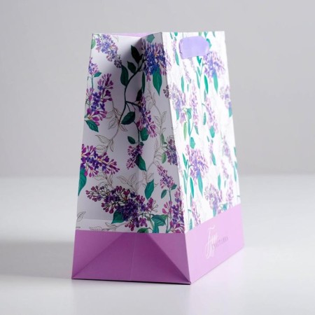 Gift Laminated Square, packaging, “be happy”, 22 x 22 x 11 cm-1