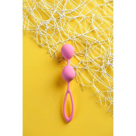 Vaginal balls A-Toys by Toyfa Rai, silicone, pink, 17 cm-5