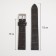 District strap, male, 18 mm, harness 75 mm, larynx 115 mm, Nat. The skin, dark brown