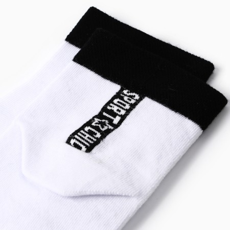 Women's socks Mini Sport Chic, white color, size 35-38 (23-25)-1