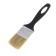 Brush flat "Akor" standard, natural bristles, plastic handle, 35x6 mm