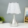 Izabella table lamp E27 40W silver 25x25x38 cm Risalux