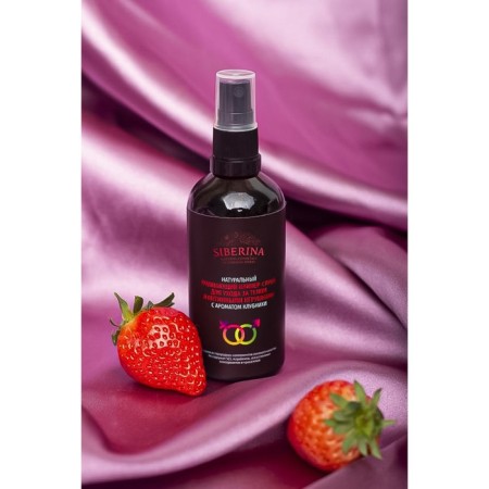 Cleaning cliner-spray for body care and intimate toys with a strawberry aroma, 100 ml-8