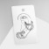 Earrings "Kuffs" minimal, set 4 pcs., Silver color