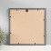 Photo frame Plastic "Mira" 25x25 cm, 636461-11, white with gold (plastic screen)