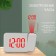 Clock - Electronic desk an alarm clock with a projection on the ceiling, calendar, 2AAA, USB