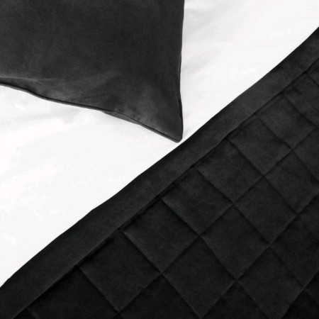 Software "Soft": a blanket 250 x 270 cm, pillowcases 40 x 60 cm - 2 pcs, black-3