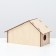 House for rodents, 21.2 x 9.4 x 11.7 cm