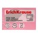Block with a sticky edge paper 75x50 mm, Erichkrause 100 sheets, pink