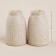 Set for spices ceramic SL Home "Vento", 2 items: Solonka 80 ml, list of 80 ml, beige color