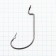 KOI Offseet Worm hook, size 40 int, BN color, offset 10 pcs.