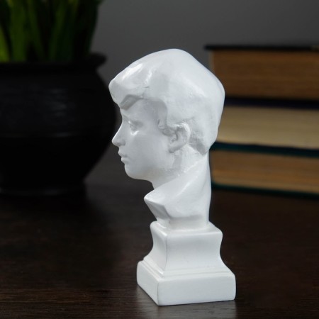 Bust Yesenin, white 5x11x5cm-1
