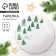 New Year! New Year's ceramic plate "Give a fairy tale", 20 cm, white color
