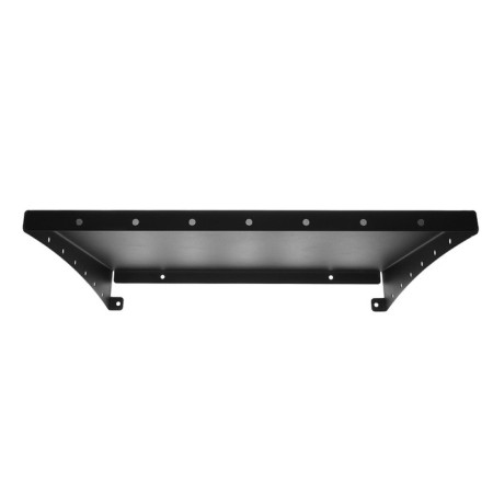 Metal shelf 400x300 mm for storing heavy cargo, wall, black-4