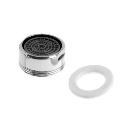 Zein aerator, outer thread, d = 24 mm, plastic grid, plastic housing, chromium color-9