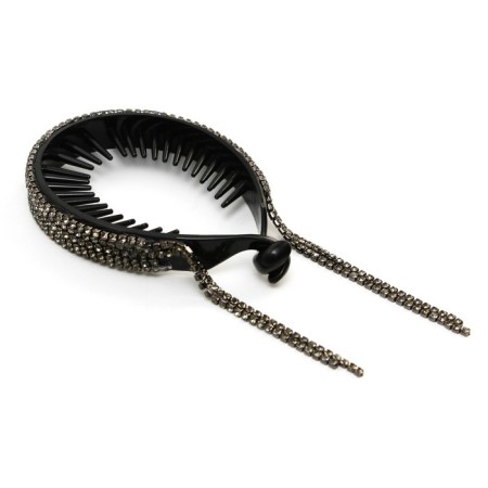 Hair clamp with rhinestones "Present for You", 12.5 x 7 x 1.5 cm-4