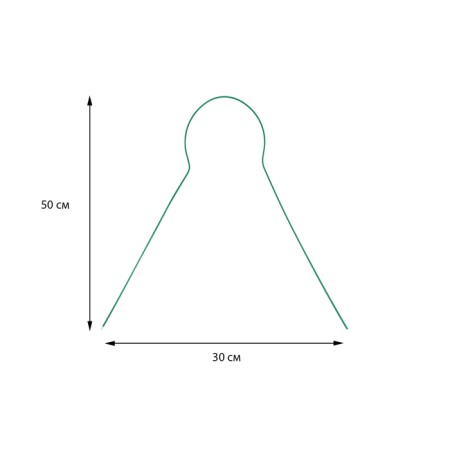 Support for colors h = 54 cm, d = 27 cm, metal