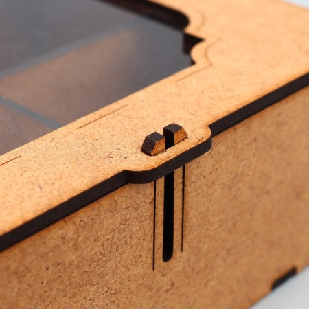 Wooden box with cells "Frame", 15.5 x 12.5 x 5 cm-2
