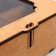 Wooden box with cells "Frame", 15.5 x 12.5 x 5 cm