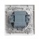 Switch (switch) electric cross 1-clavy, Stekker Erna, PSW10-9009-01, Bely 1022451