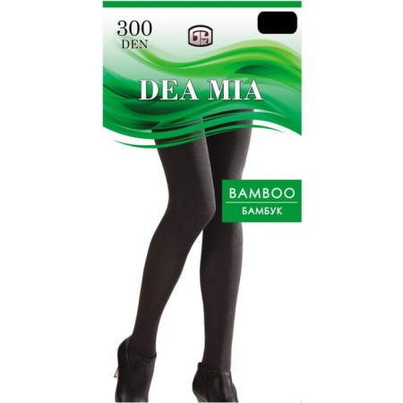 Women's tights Dea Mia Bamboo 300 den Black color, river 4