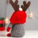 Interior doll "Santa Claus in a red hat with horns" 20x13x11 cm