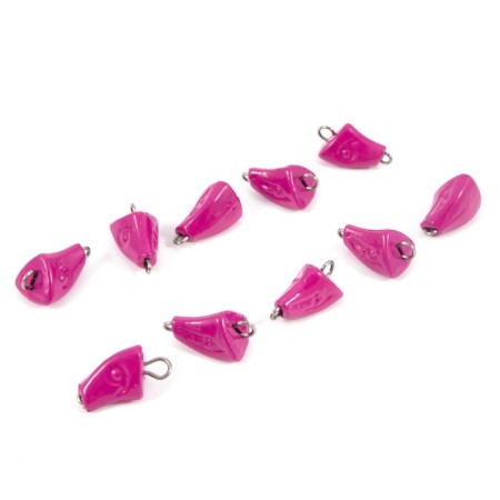 Cargo bullet-excentric stained collapsible Yaman 10 pcs., 6 g, purple-3