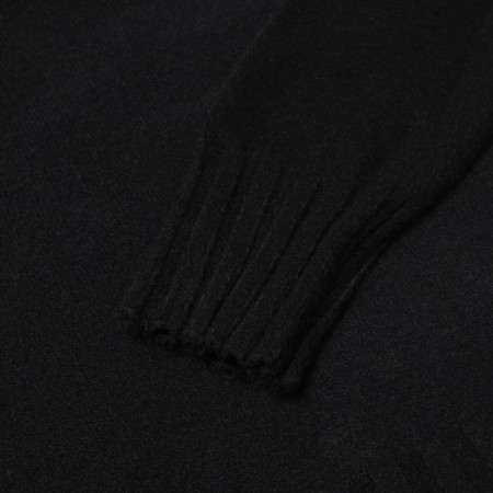 Women's sweater, black color, one size (46-50)-3