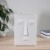 VAZA Ceramics Table "Pietro" expectation, 23x16 cm, white