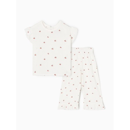 Pajama nursery (T-shirt and trousers) KAFTAN "Cherry" R.34 (122-128 cm)-7