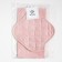 Kitchen kit "Natural Series" towel, take -out, pink color, 100% cotton