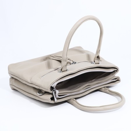 Luggage bag on lightning, 2 external pockets, color gray color-6